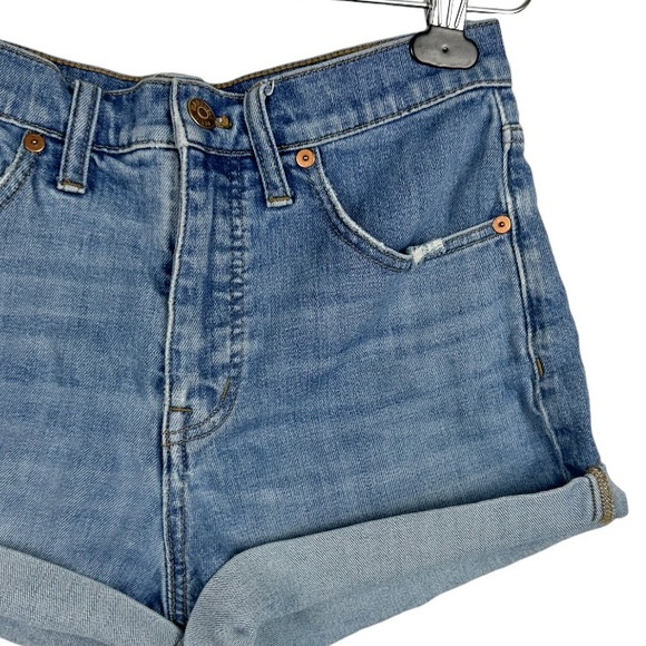Madewell High-Rise Denim Shorts Size 27 - Picture 2 of 10